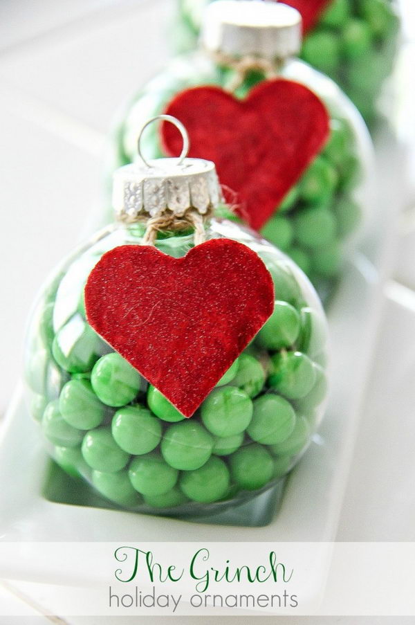 Grinch Candy Ornament. 