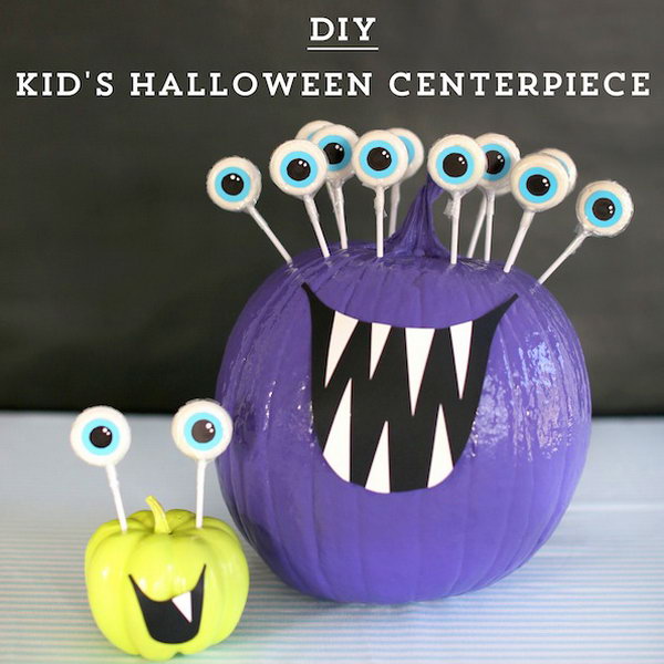 DIY Kids’ Halloween Centerpiece. 