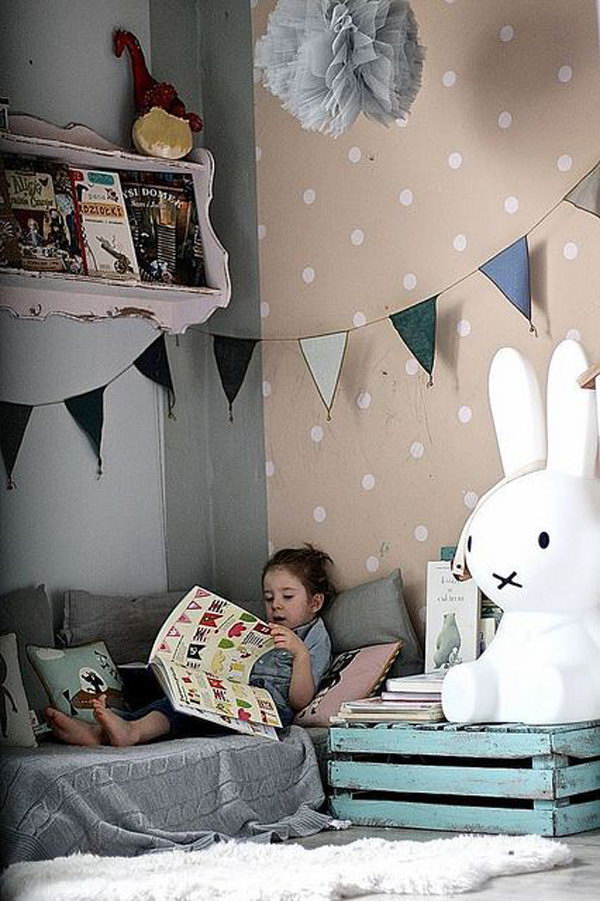 Vintage Kids Reading Nook 