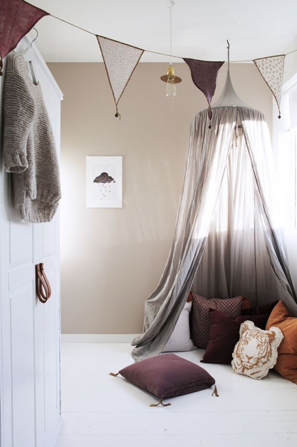 Minimalist Kids Reading Corner 