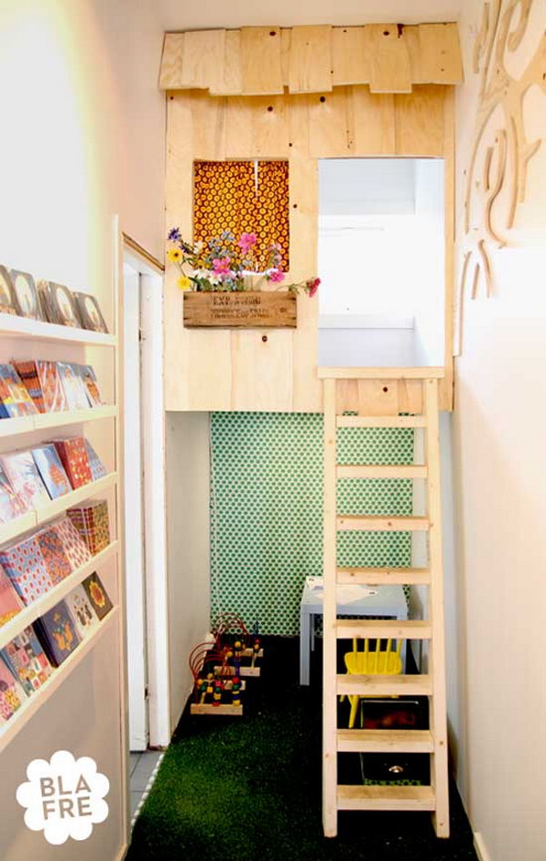 Indoor Tree House for Reading 