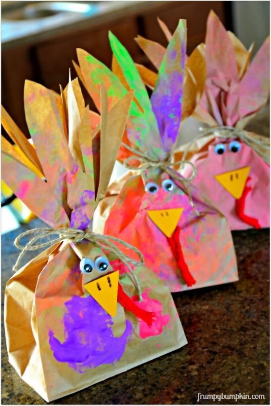 Easy Turkey Gift Bag. 