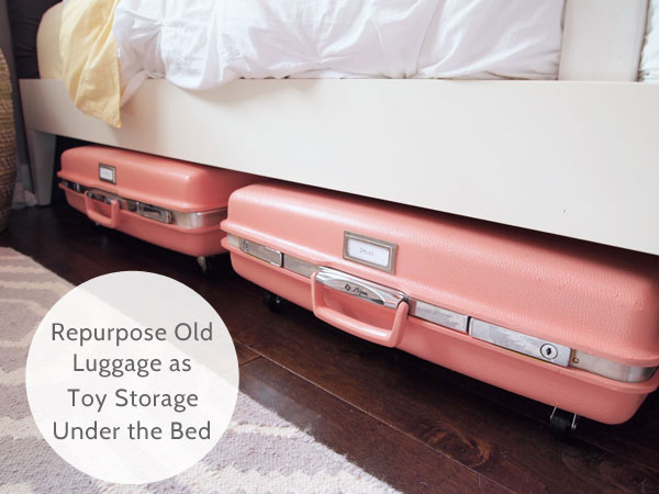 Suitcase Toy Storage Idea For Kids' Room 