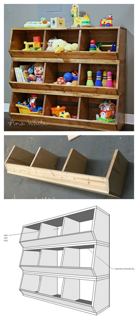 25 Clever DIY Toy Storage Solutions & Ideas