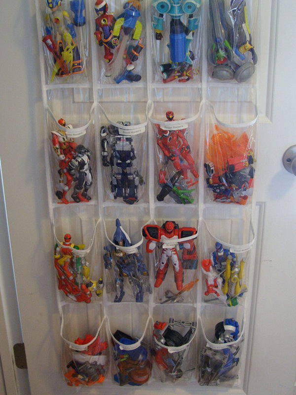 Shoe Organizer Can Also Be Used For Toy Storage 