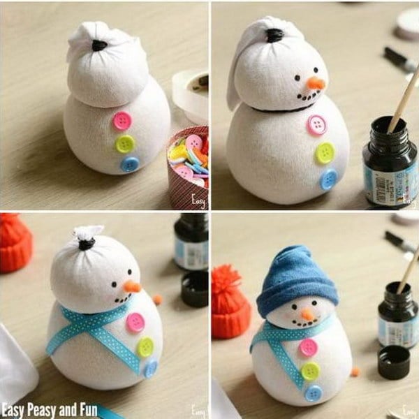 25 DIY Snowman Craft Ideas and Tutorials for Kids