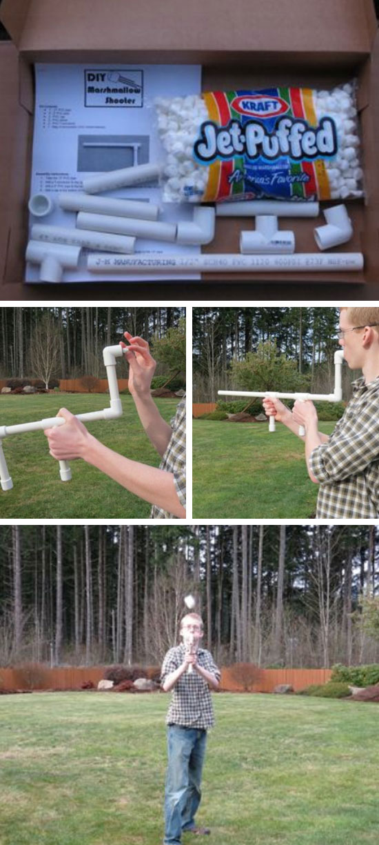 DIY Marshmallow Shooter. 