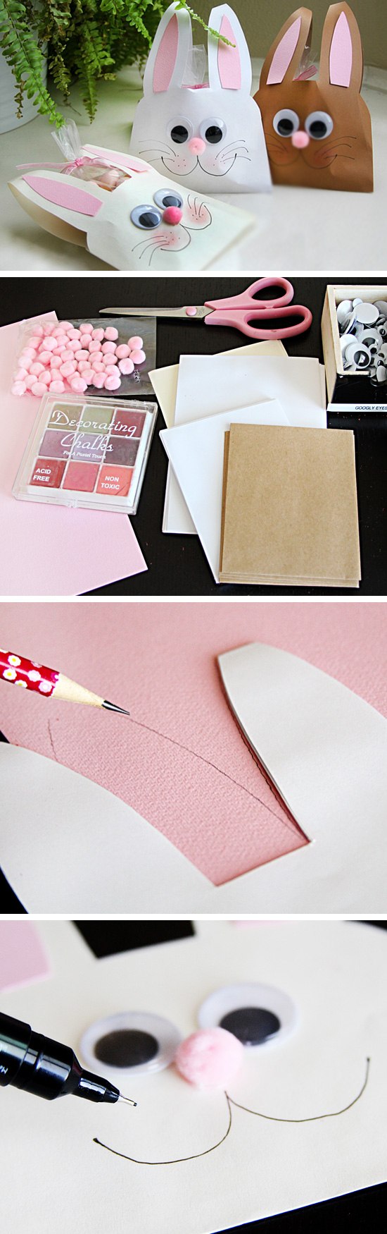 DIY Bunny Envelopes. 