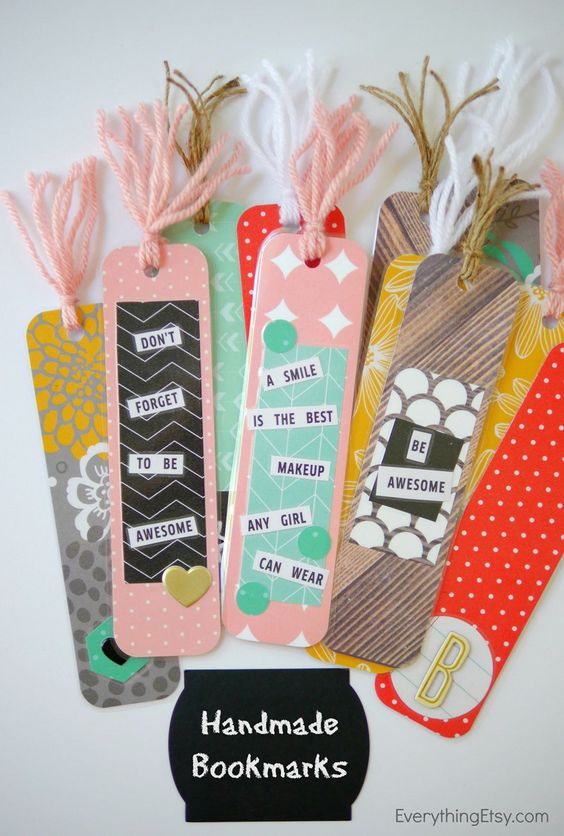 Cute Handmade Bookmarks That Are A Great Way To Make Reading More Fun. 