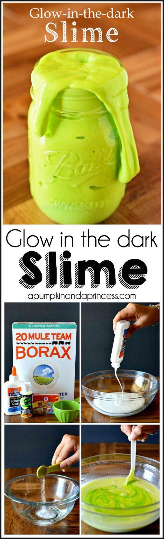 Glow in the dark Slime. 