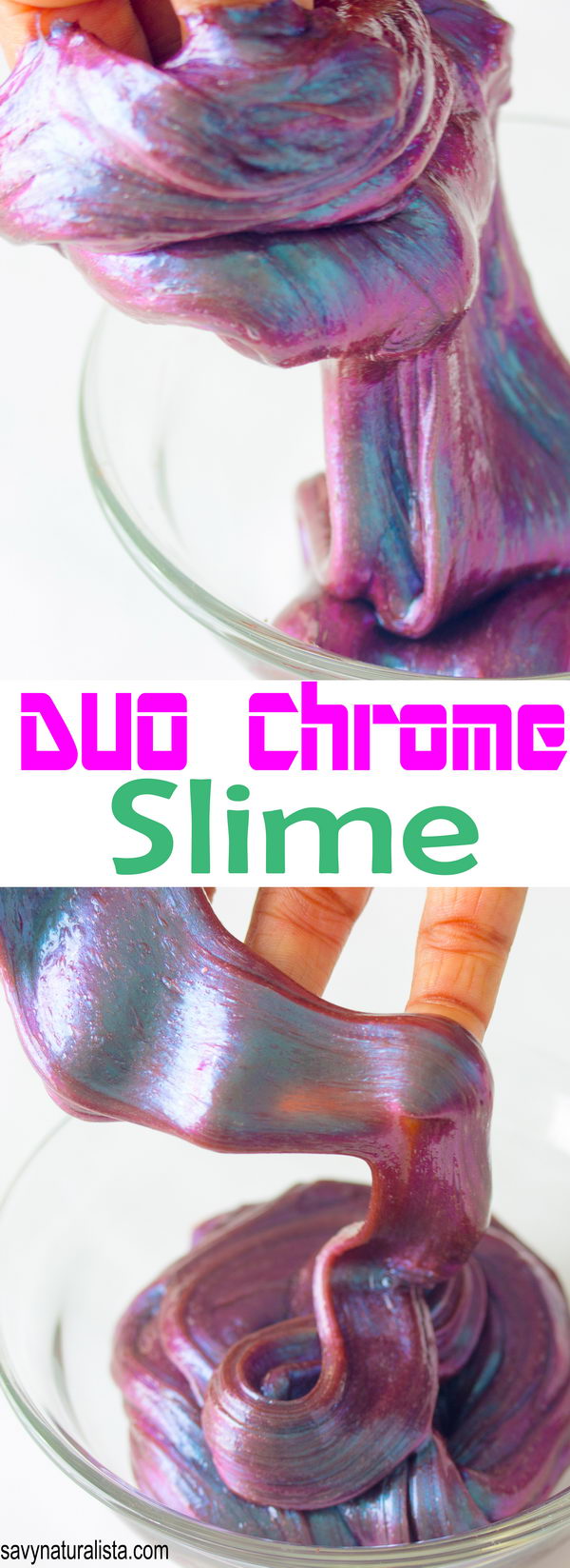 Duo Chrome Slime With Wonderful Colors Shifting From Purple To A Lovely Green Or Blue. 