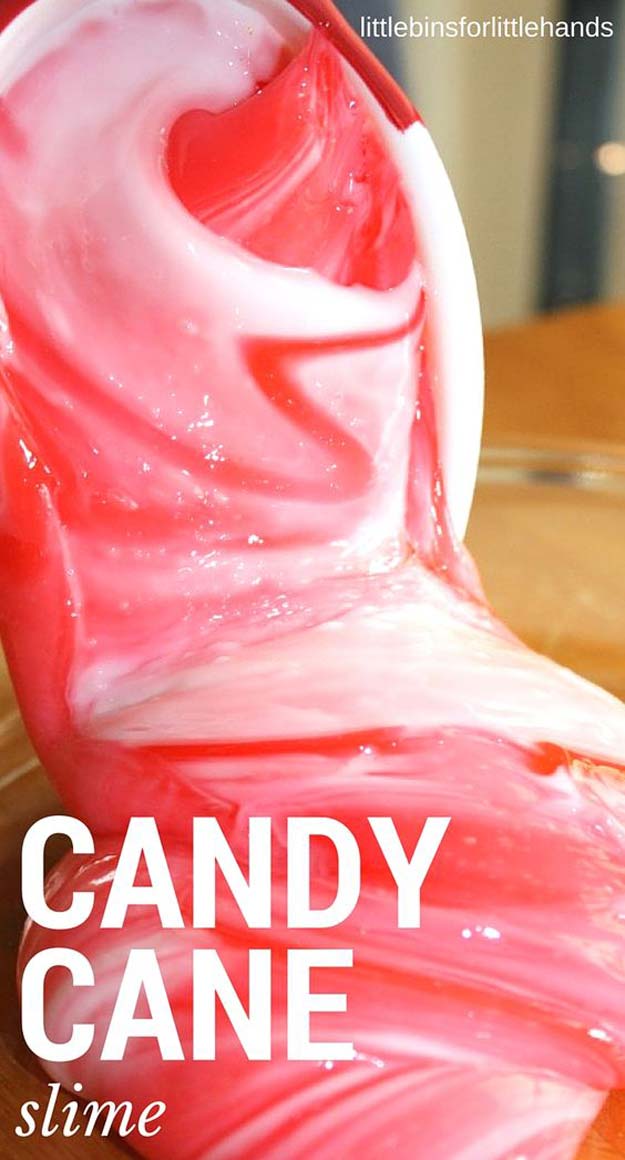 Candy Cane Slime. 