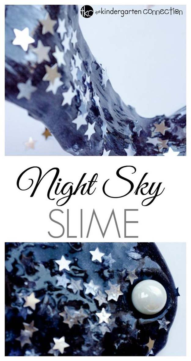 Starry Night Sky Slime. 