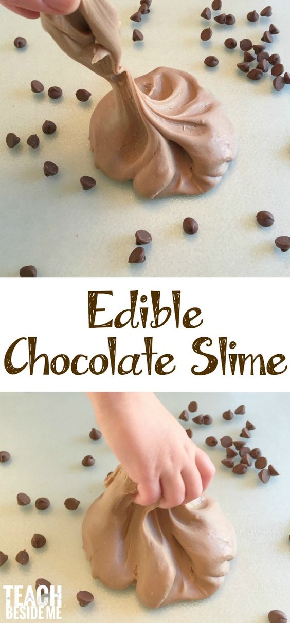 Edible Chocolate Slime. 