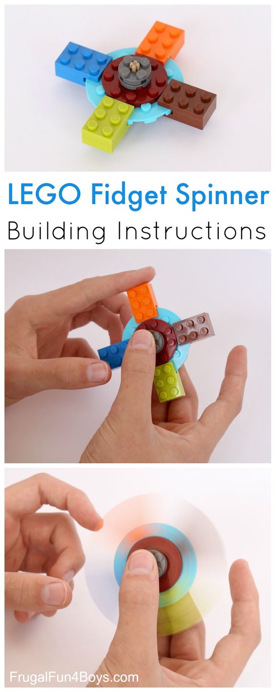 How to Build a LEGO Fidget Spinner. 