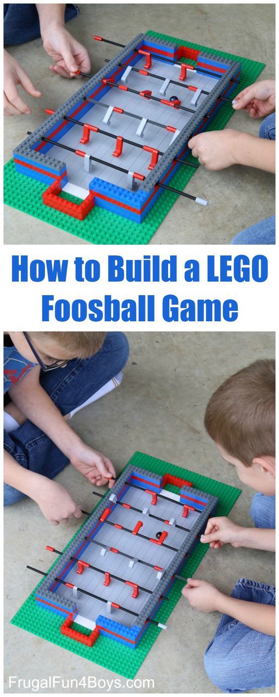 How To Build A Lego Foosball Game. 