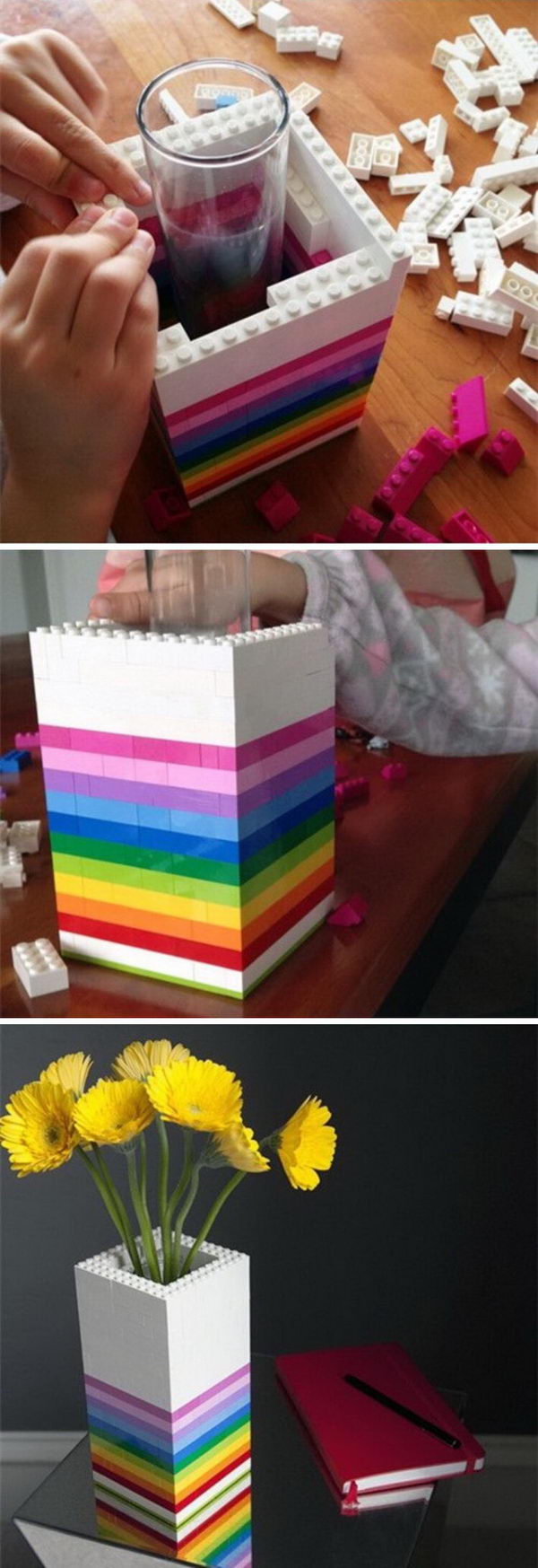 DIY Lego Vase. 